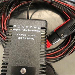 Porsche Charge O Mat trickle charger.